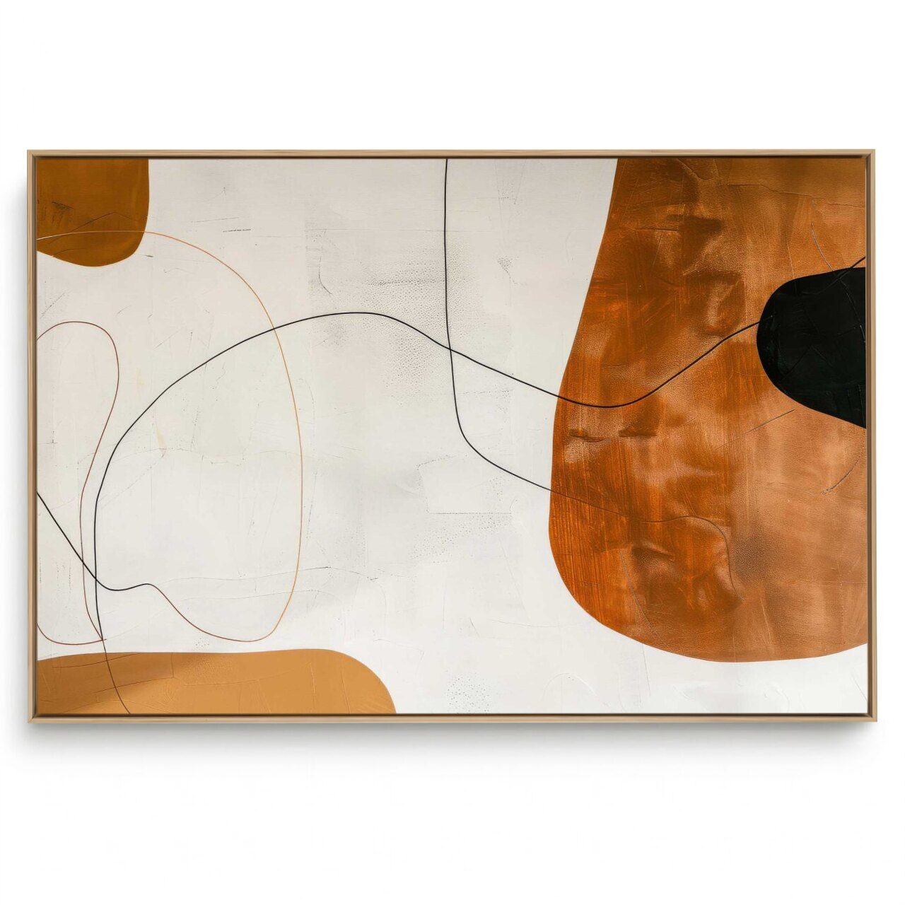 Quadro Decorativo Abstrato Formas Orgânicas II