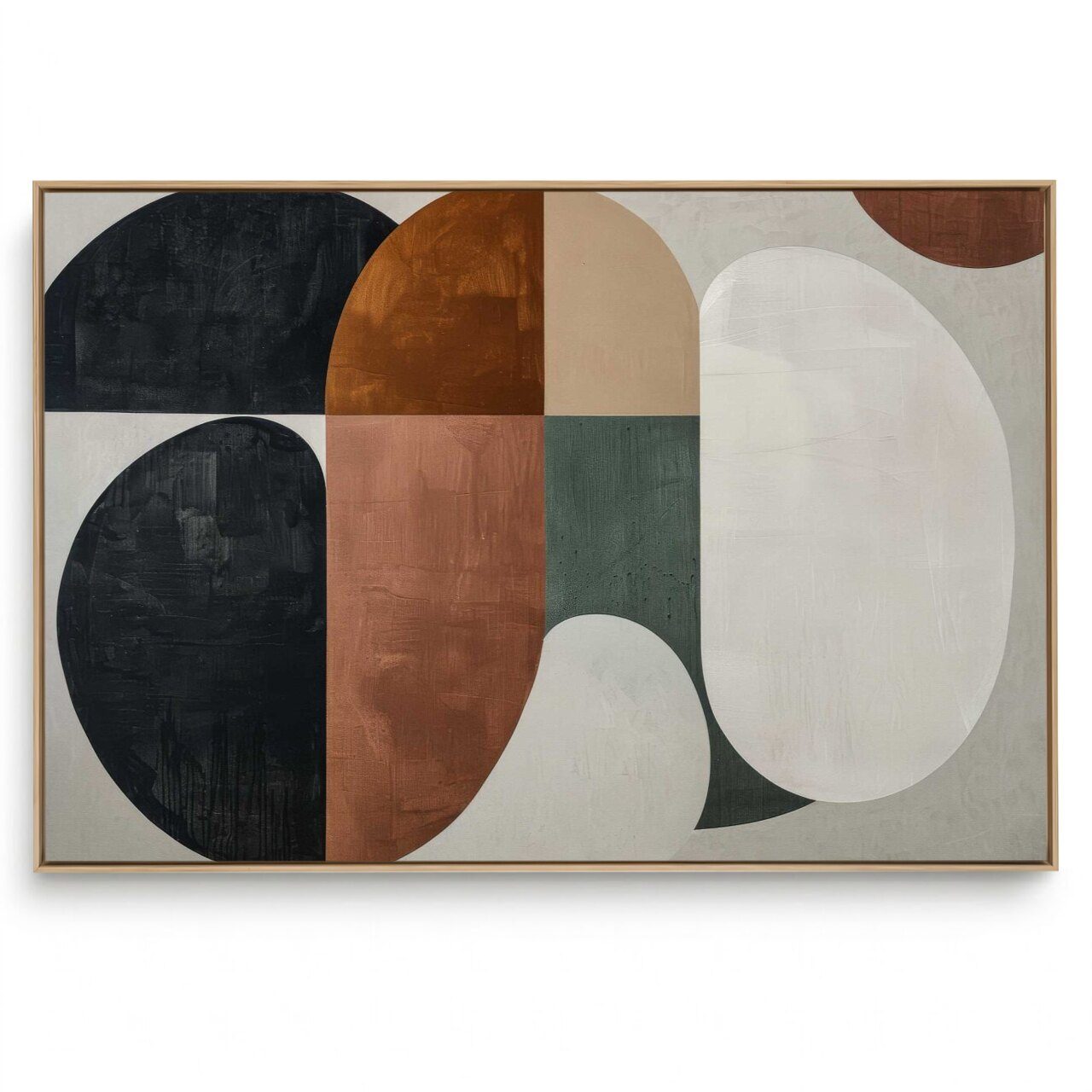 Quadro Decorativo Abstrato Formas Orgânicas III