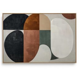 Quadro Decorativo Abstrato Formas Orgânicas III