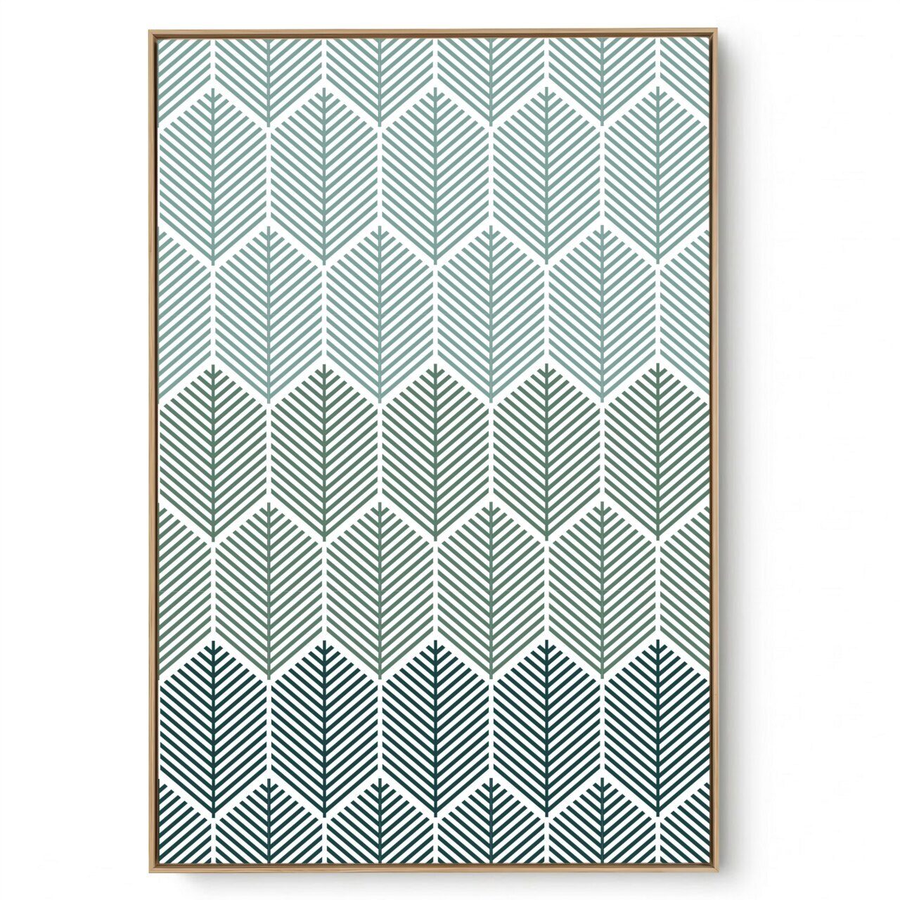 Quadro Decorativo Abstrato Geo Folha I