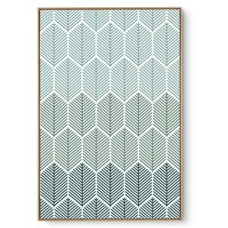 Quadro Decorativo Abstrato Geo Folha I