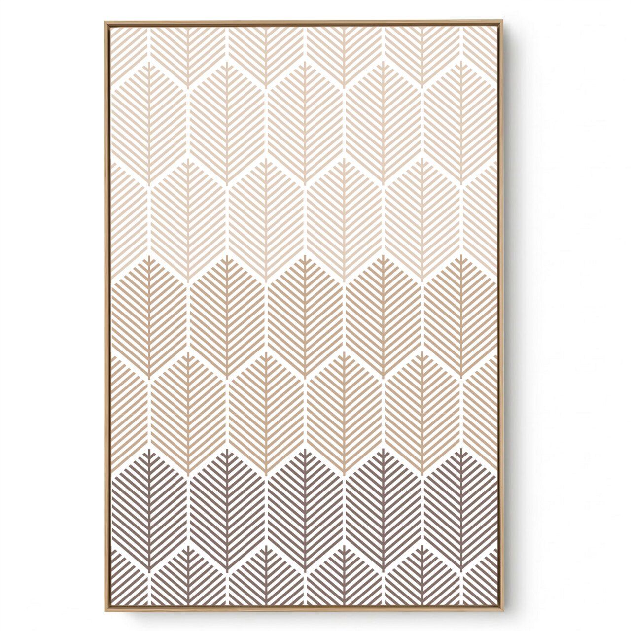Quadro Decorativo Abstrato Geo Folha II