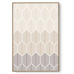 Quadro Decorativo Abstrato Geo Folha II