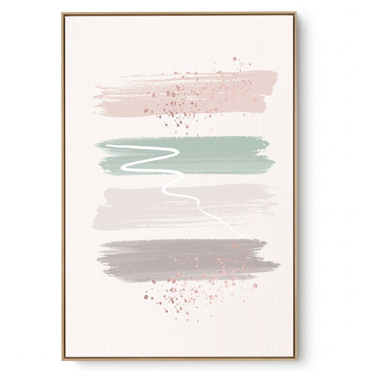 Quadro Decorativo Abs Bege III
