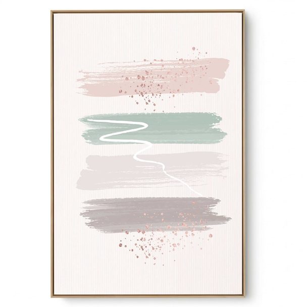 Quadro Decorativo Abs Bege III