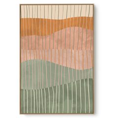 Quadro Decorativo Abstrato Retrô
