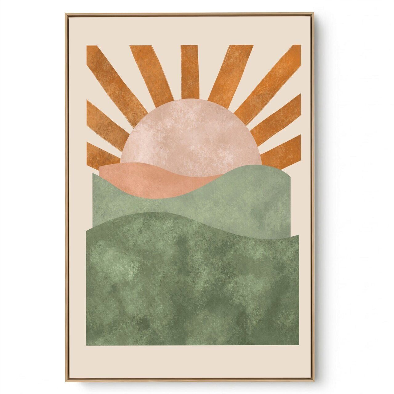 Quadro Decorativo Abstrato Retrô II