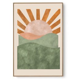 Quadro Decorativo Abstrato Retrô II