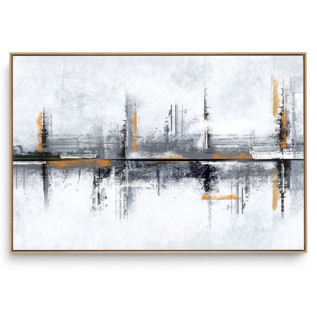 Quadro Decorativo Abs Tons de Cinza
