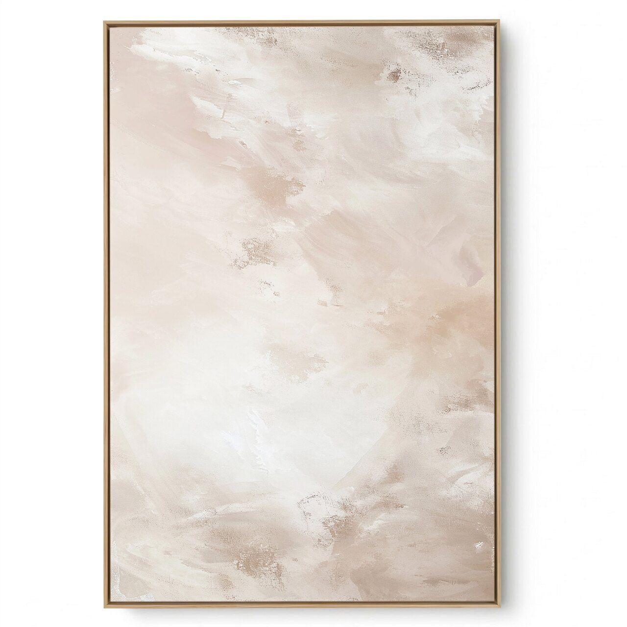 Quadro Decorativo Abstrato Textura Tons Bege VI