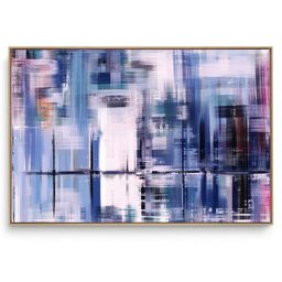 Quadro Decorativo ABS Tons Violeta