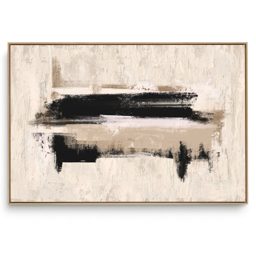 Quadro Decorativo Abstrato Tx Carvão IV