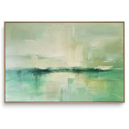 Quadro Decorativo Abstrato Verde I