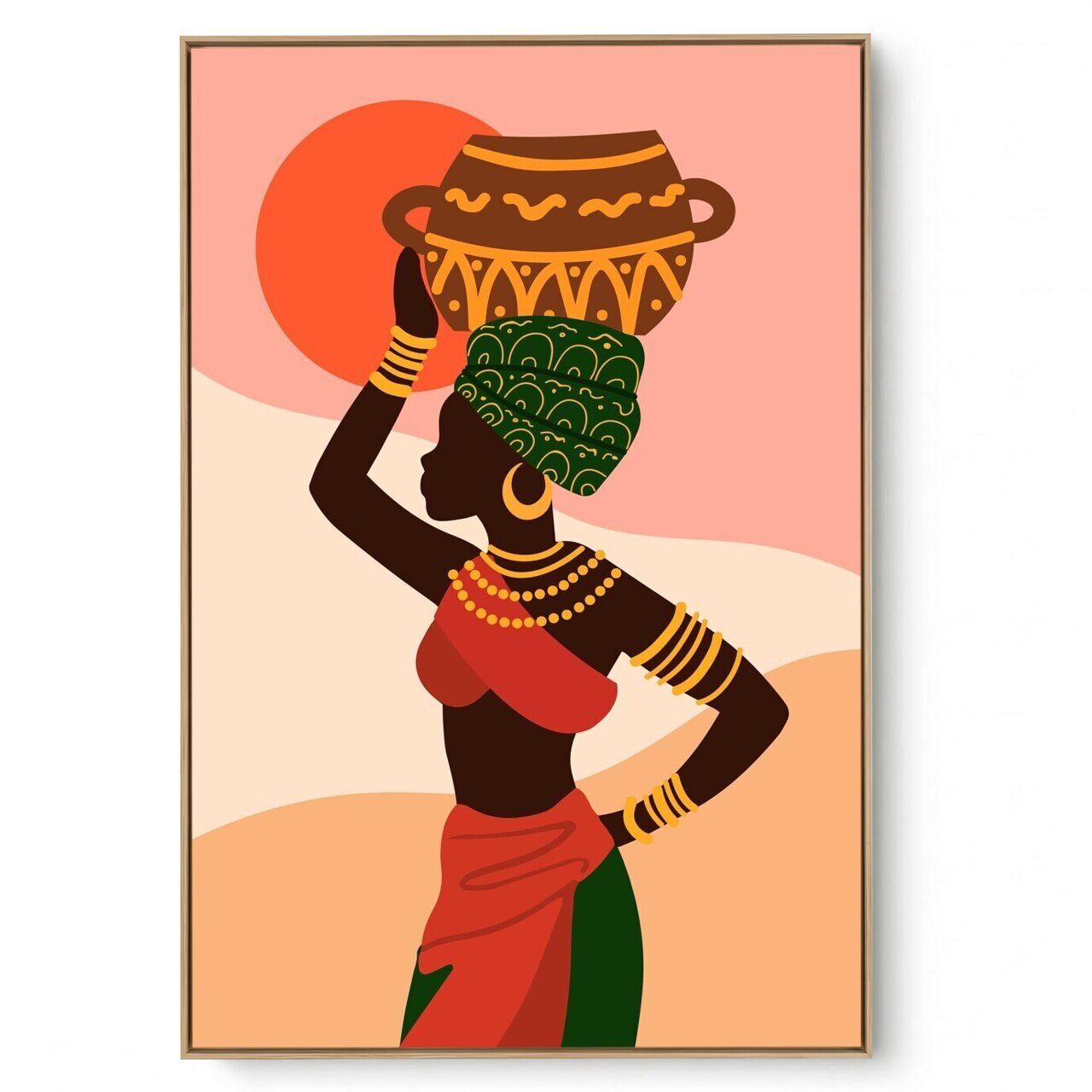 Quadro Decorativo Africana II