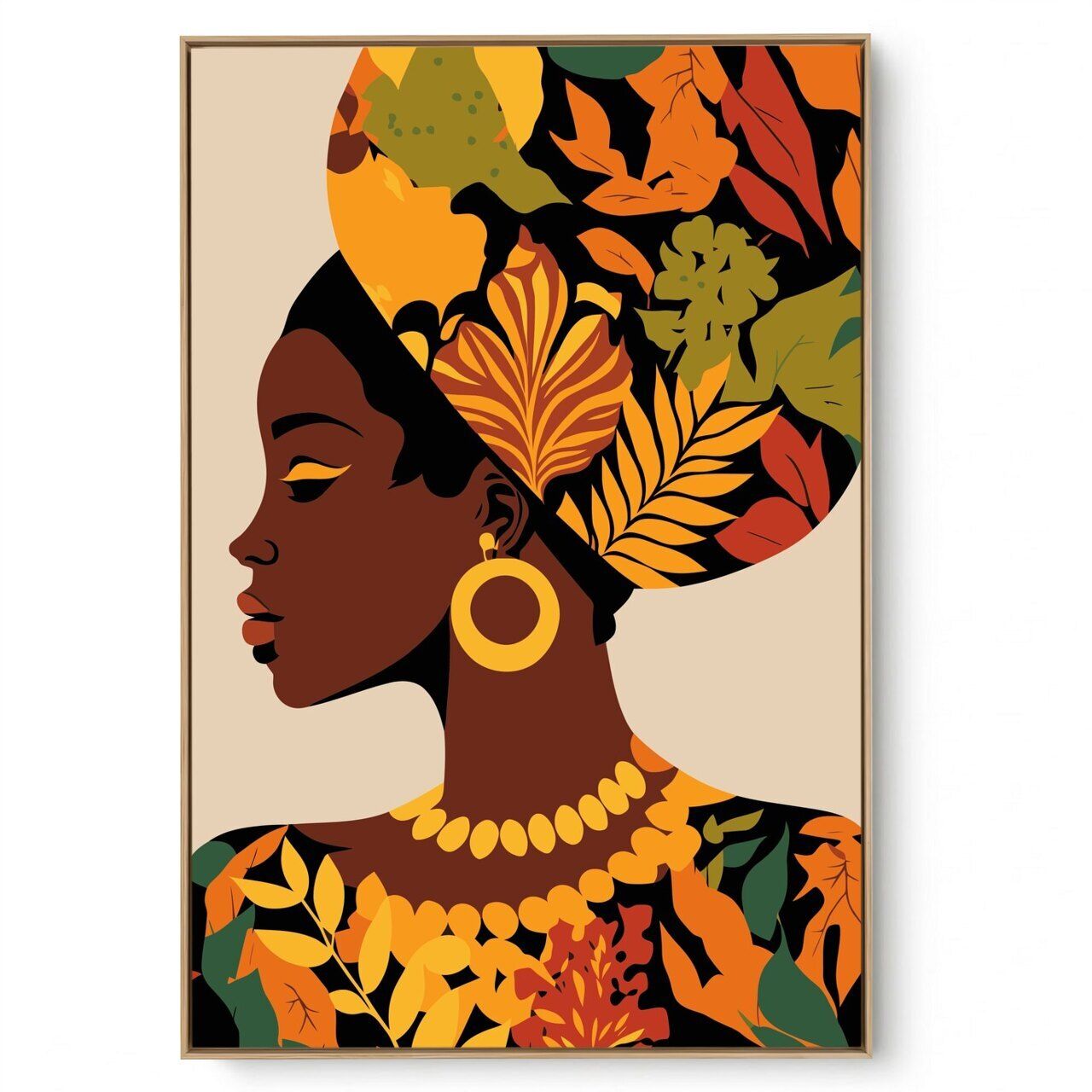 Quadro Decorativo Africana III