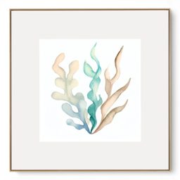 Quadro Decorativo Algas Suaves II