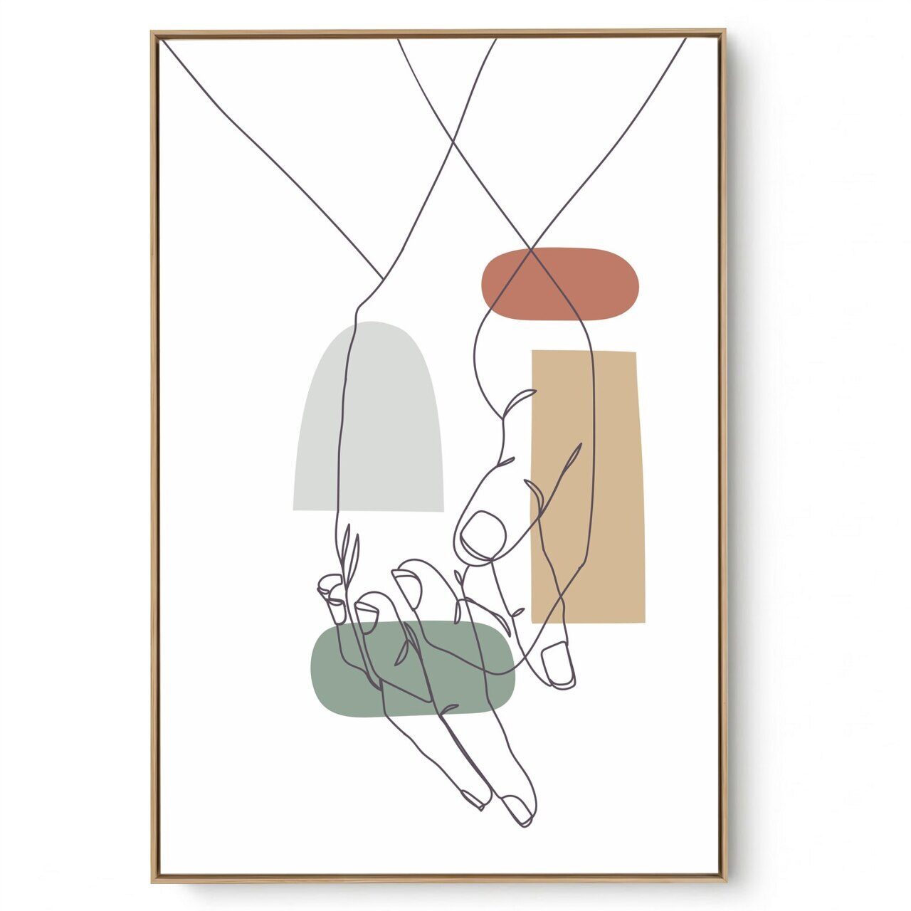 Quadro Decorativo Arte Line XIII