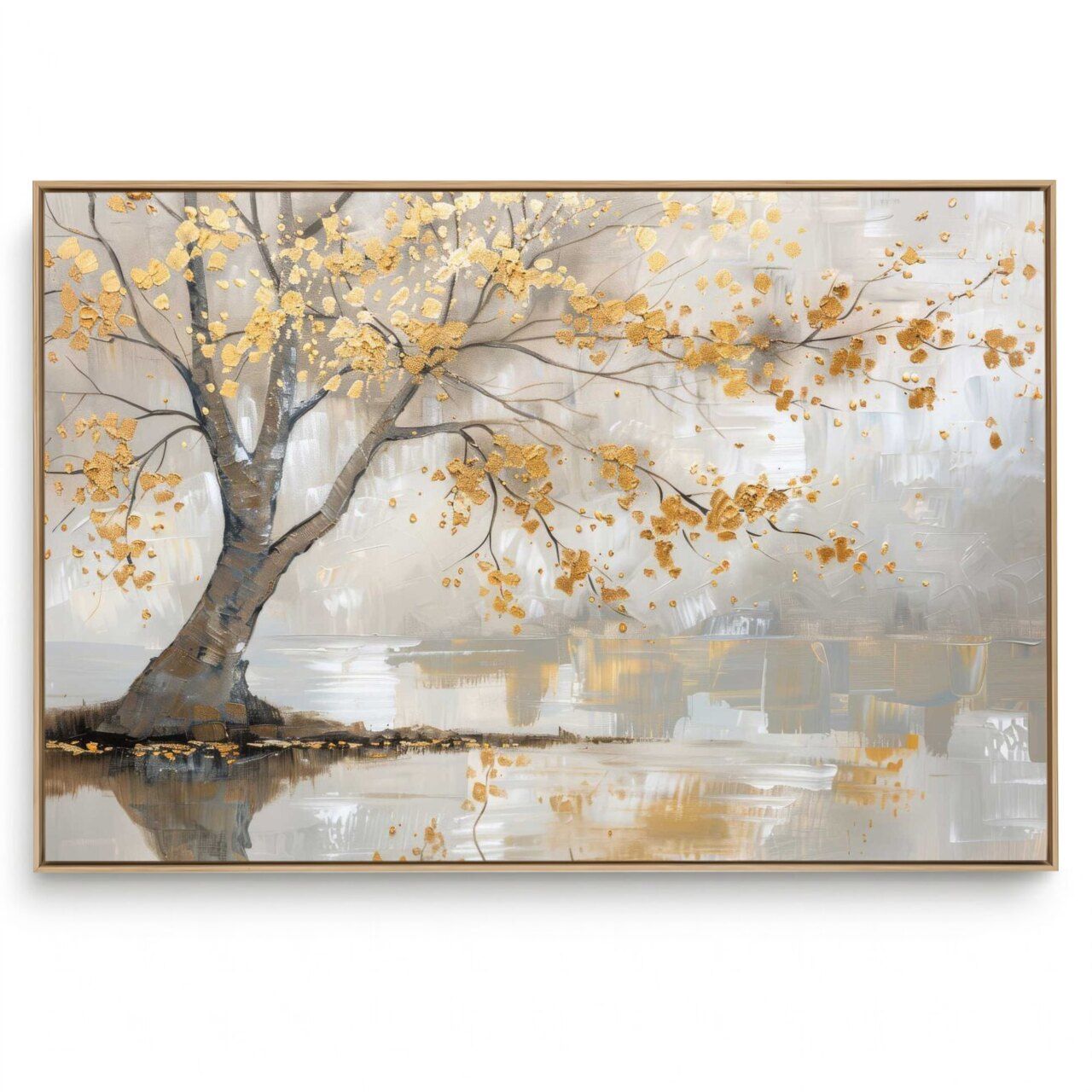 Quadro Decorativo Árvore Espatulada
