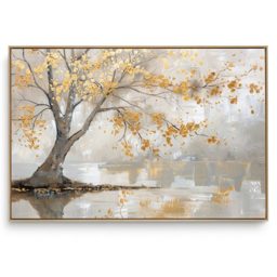 Quadro Decorativo Árvore Espatulada