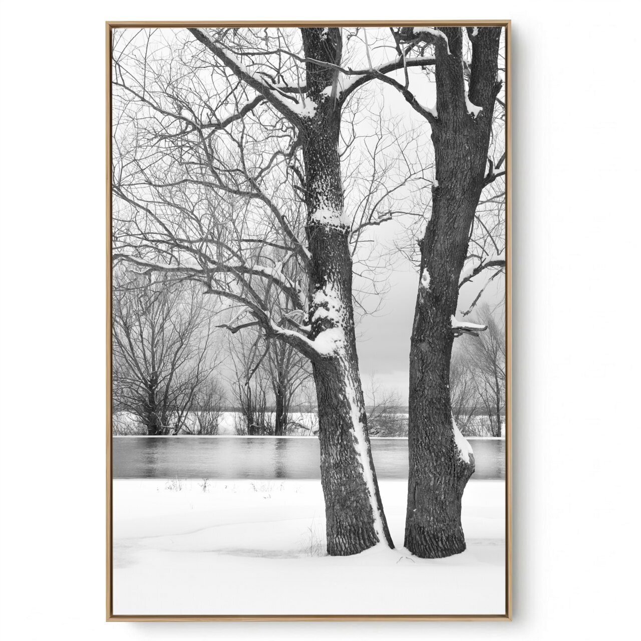 Quadro Decorativo Árvore na Neve I