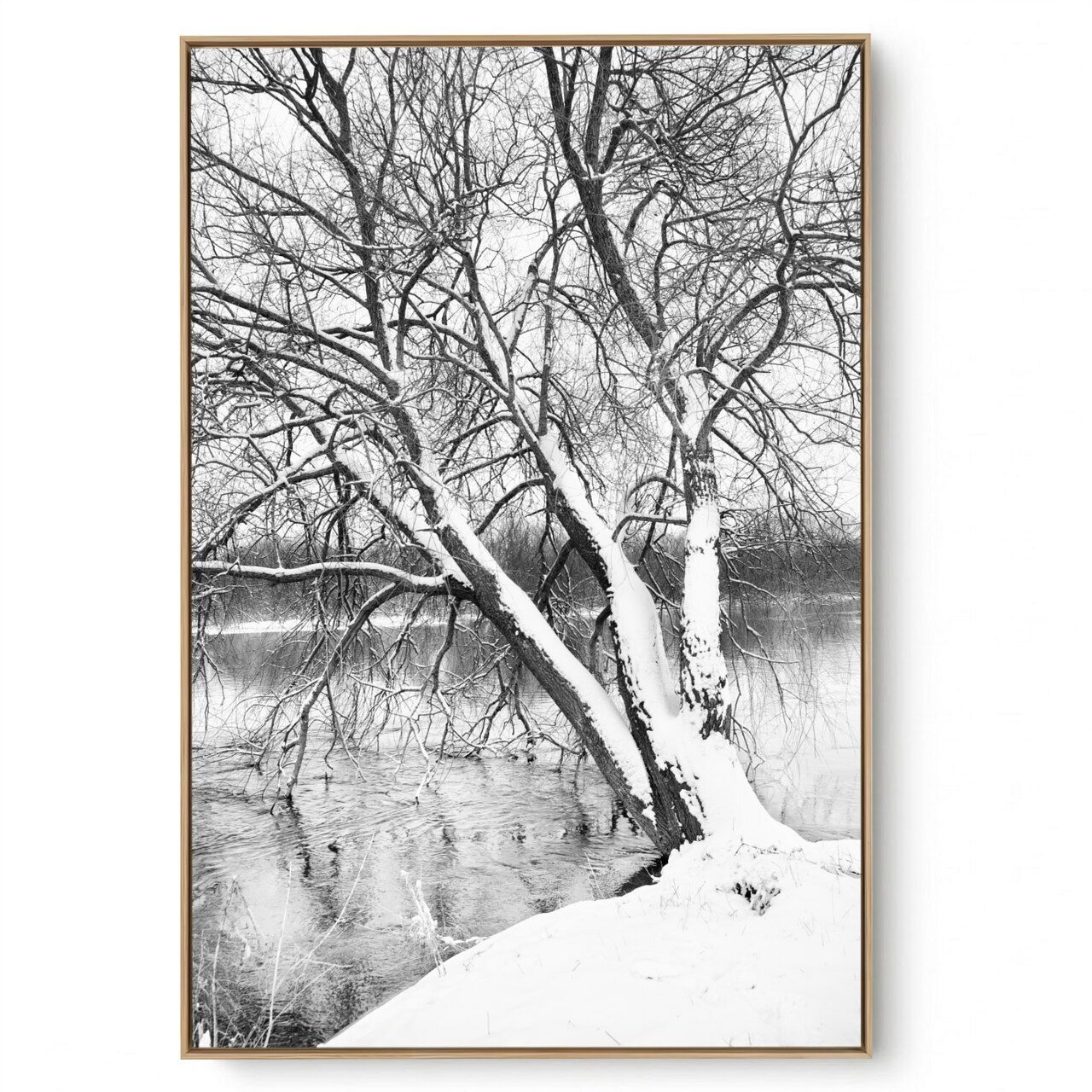 Quadro Decorativo Árvore na Neve II