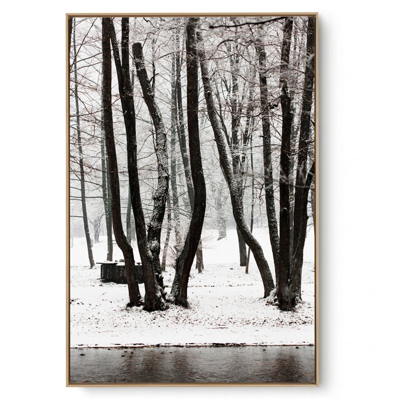 Quadro Decorativo Árvore na Neve IV