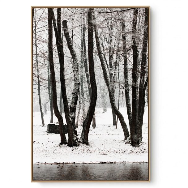 Quadro Decorativo Árvore na Neve IV