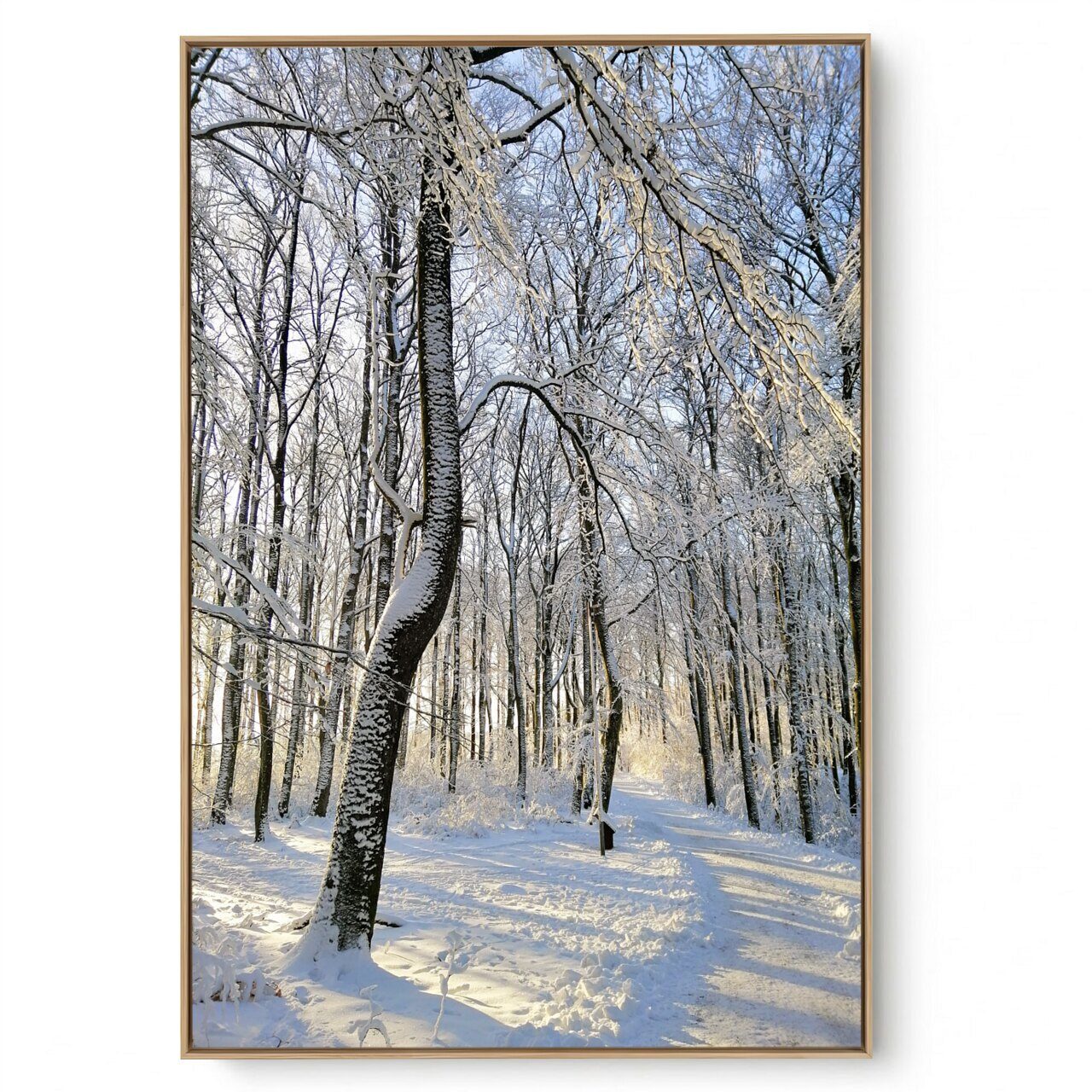 Quadro Decorativo Árvore na Neve VII