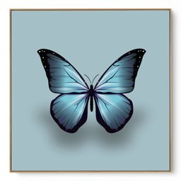 Quadro Decorativo Borboleta Azul