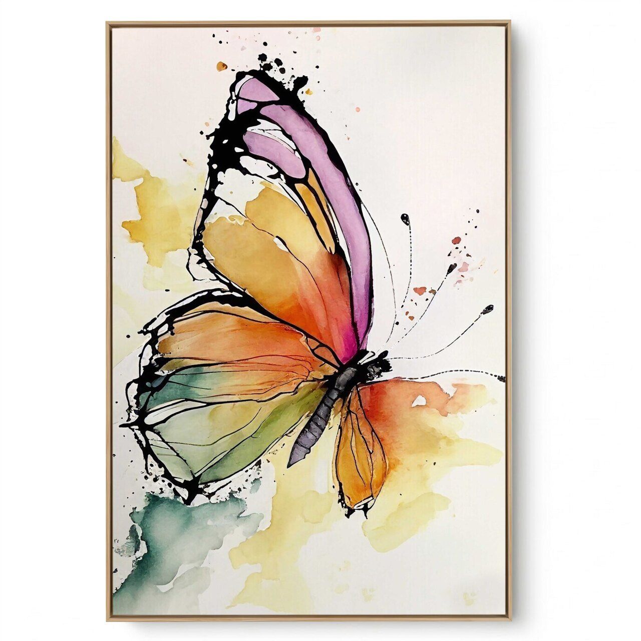 Quadro Decorativo Borboleta Duo I