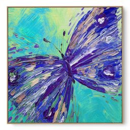 Quadro Decorativo Borboleta Azul II
