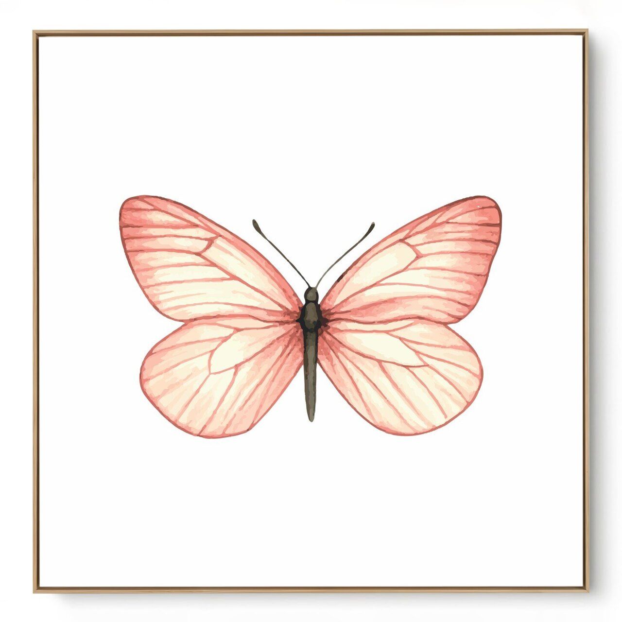 Quadro Decorativo Borboleta Suave I