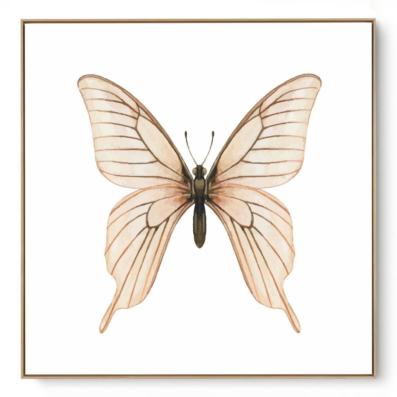 Quadro Decorativo Borboleta Suave III