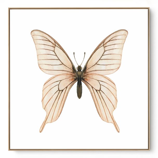 Quadro Decorativo Borboleta Suave III