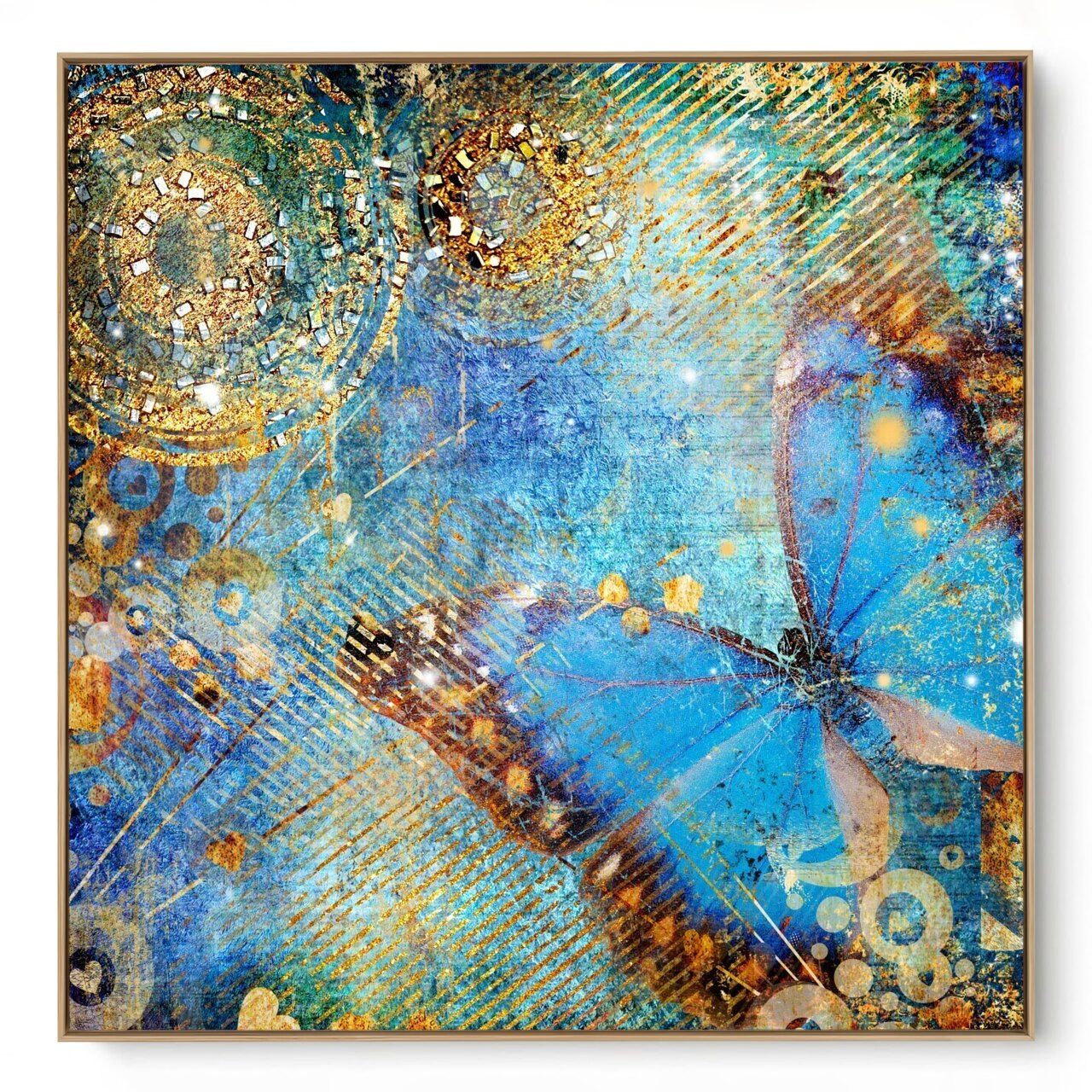 Quadro Decorativo Borboleta Vintage II