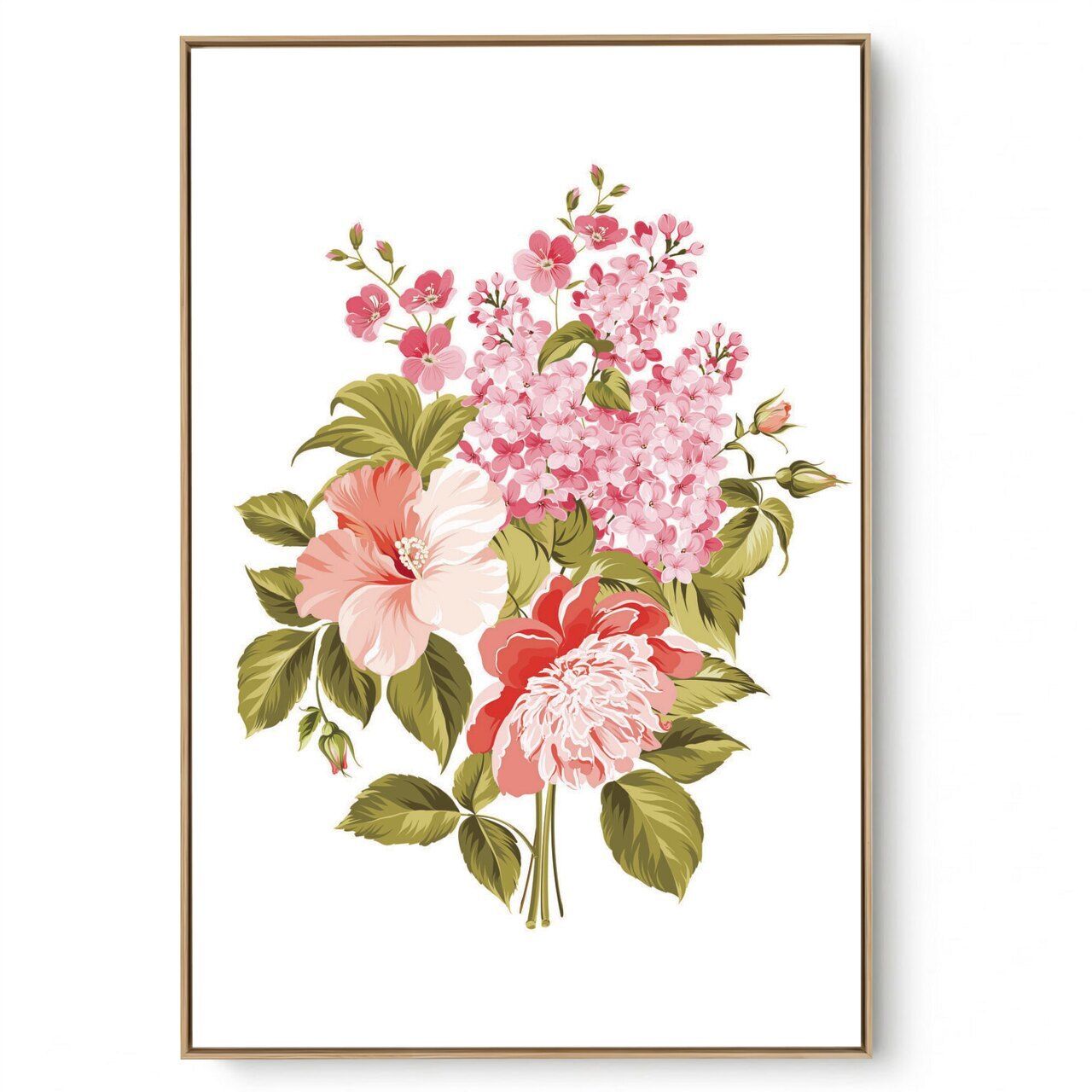 Quadro Decorativo Buquê de flores