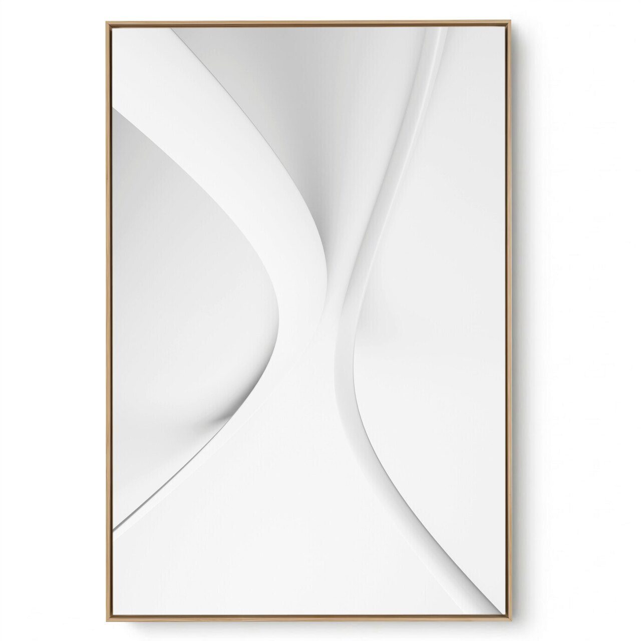 Quadro Decorativo Abstrato Off White II