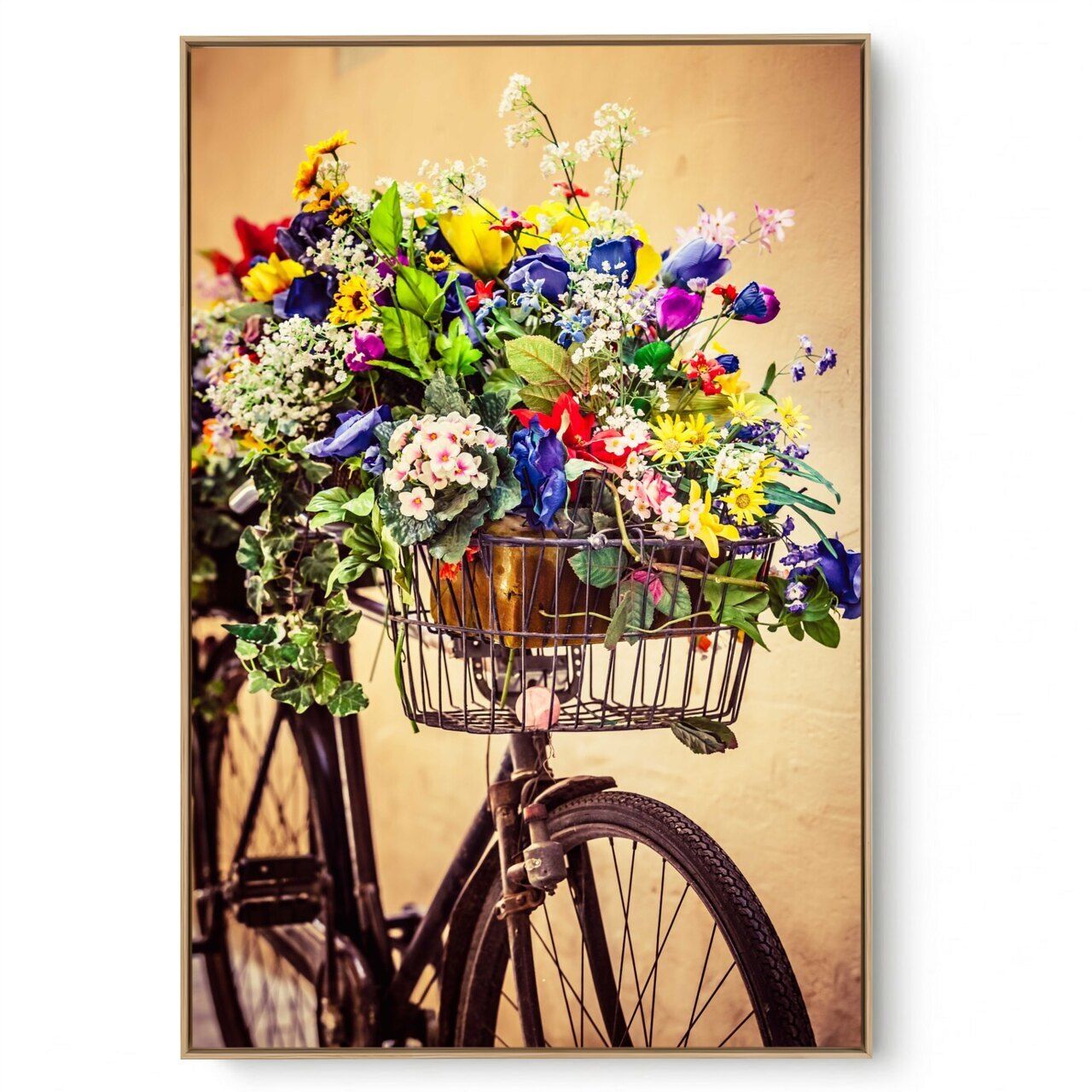Quadro Decorativo Bike Flores I