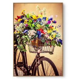 Quadro Decorativo Bike Flores I