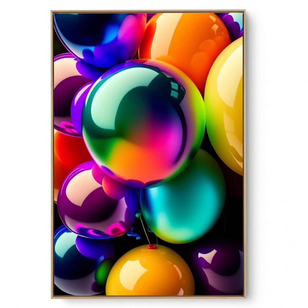 Quadro Decorativo Balões Coloridos I