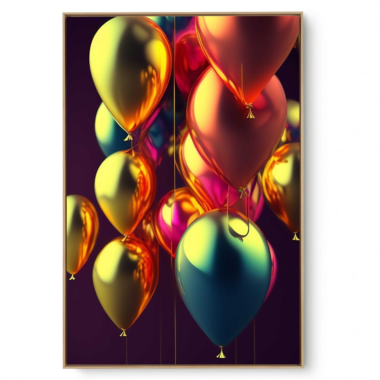 Quadro Decorativo Balões Coloridos II