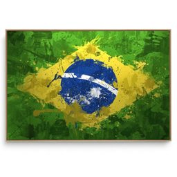 Quadro Decorativo Brasil
