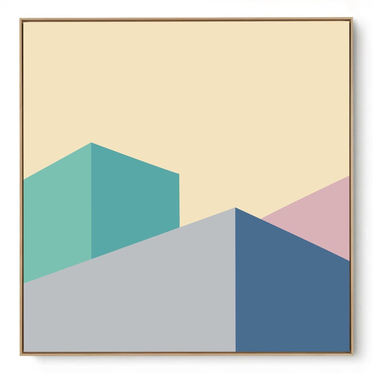 Quadro Decorativo Cubos III