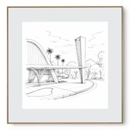 Quadro Decorativo Serie Cidades Brasileiras BH I