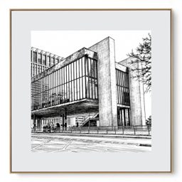 Quadro Decorativo Serie Cidades Brasileiras MASP