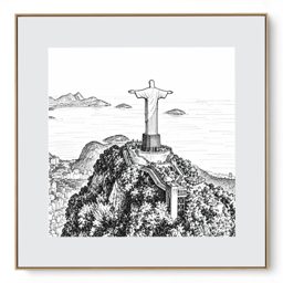Quadro Decorativo Serie Cidades Brasileiras Rio II