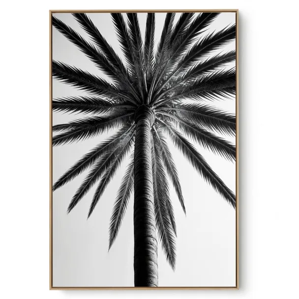 Quadro Decorativo Coqueiros P e B III