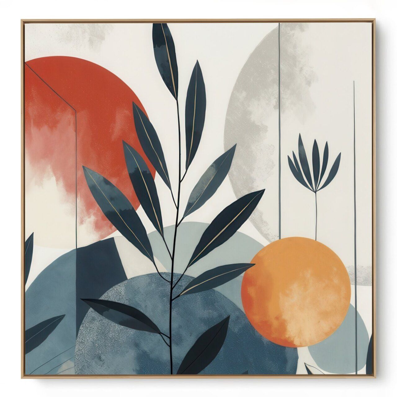 Quadro Decorativo Coral Gold III