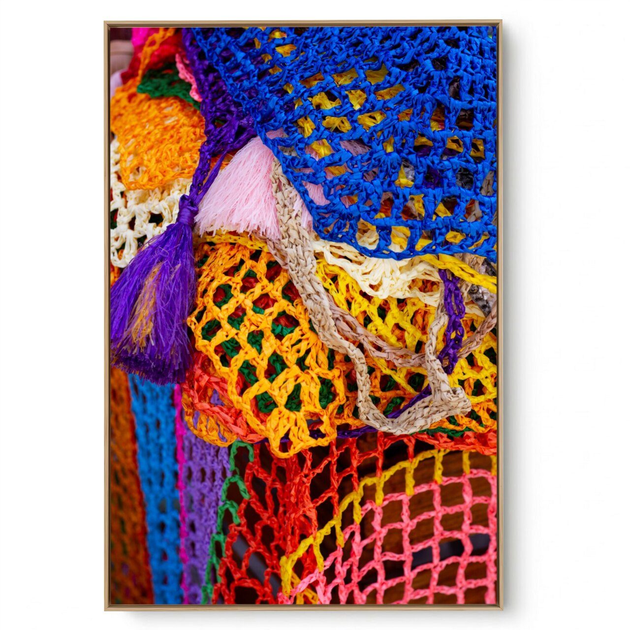 Quadro Decorativo Crochê 