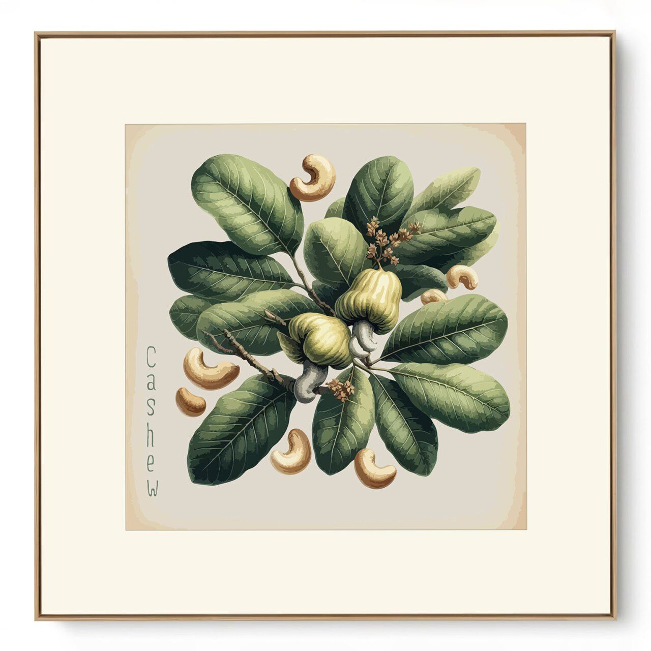 Quadro Decorativo Cozinha Castanha I